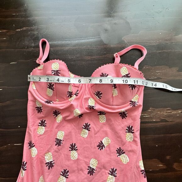 Kate Spade Apricot Sorbet Pineapple One Piece Swimsuit XS - Picture 12 of 13